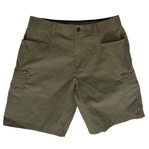 Orvis Short Men’s Size 36 Olive Green Tech Cargo 9” Nylon Blend Short